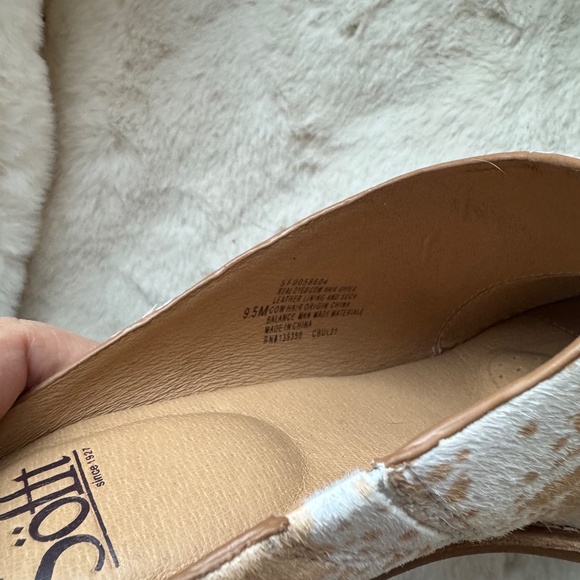 Sofft mules pony hair 9.5 - Picture 3 of 4